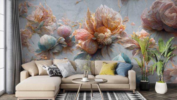 Tapeta 2023 - abstract flower