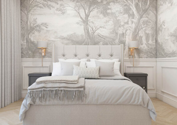 Tapeta Antique FOREST Gray
