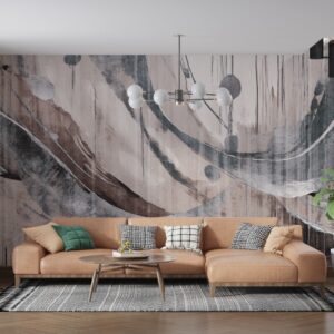 Tapeta winylowa na flizelinie Industrial Painting Gold