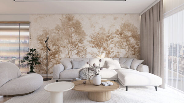 Tapeta winylowa Silent FOREST Beige
