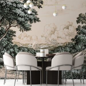 Tapeta winylowa na flizelinie klasy premium do salonu lub sypialni z motywem lasu